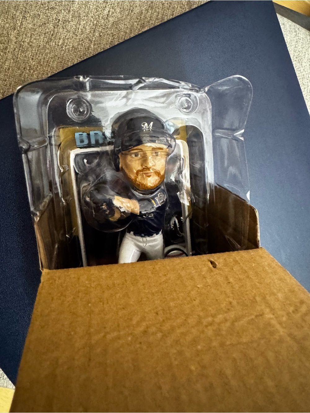 New 2026 Milwaukee Brewers Brandon Woodruff Batting SGA Bobblehead Promo 7/18/26 - Picture 6 of 6